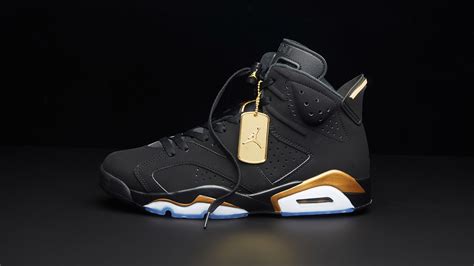 air jordan 6 gold and black